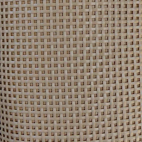 Square Pvc Mesh And Jute Wallcovering - Color: Brown