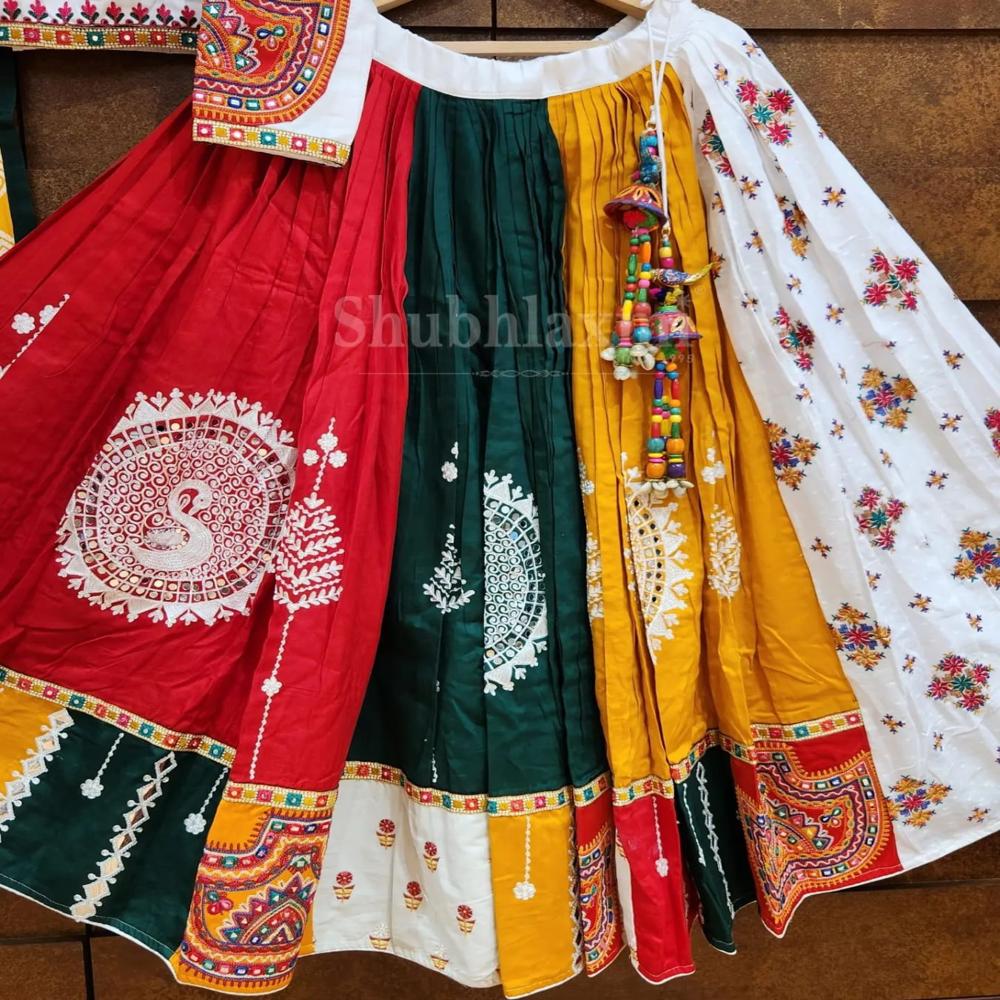 Digital Print Muslin Cotton Lehenga Choli