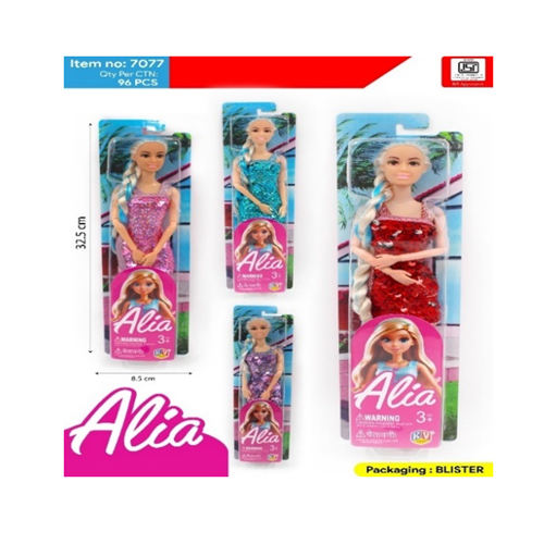 7077 11 Inch Alia Doll - Color: Various Available