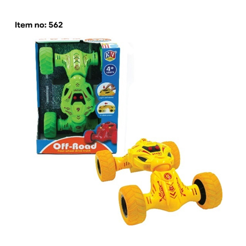 562 1 Pcs Friction Power Big Torsion Car With Light And Music - Color: Different Available