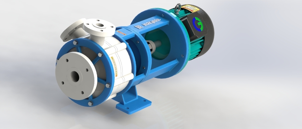 Industrial pvdf injection molded vertical