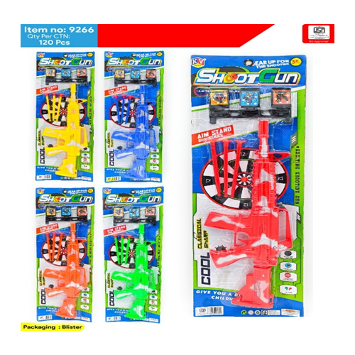 9266 Shoot Gun With 5 Colours
