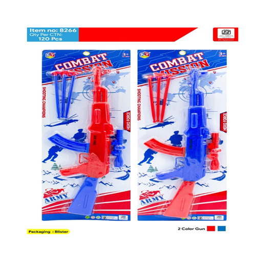 8266 Combat Gun With Arrows - Age Group: 2-8 Years