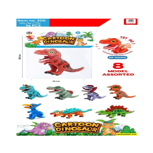 305 Cartoon Dinosaurs With Bb Sound - Color: Different Available