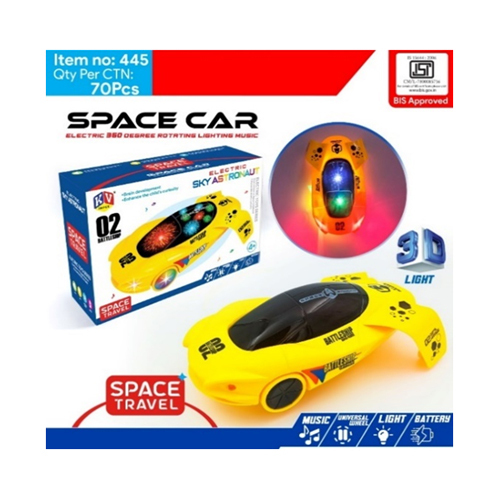 445 Bump And Go Space Car With Light And Music - Size: Various Available