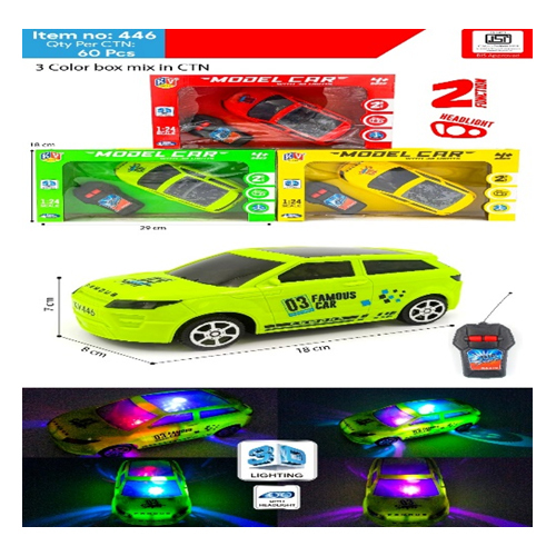 446 2 Function 1-24 Remote Control Car - Size: Various Available