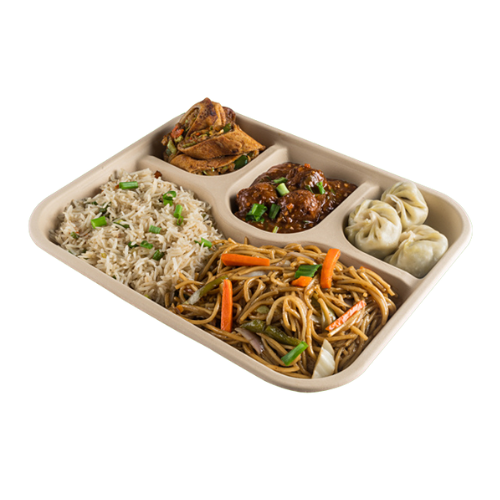 8 CP Meal Disposable Plates