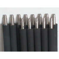 Industrial Conveyor Rollers - Polyurethane Material, Standard Size, Sleek Black Color | Durable, High-quality, Wear-resistant Design For Maximum Efficiency