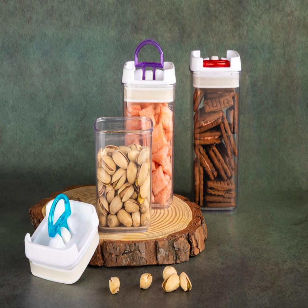 Klip Lock Airtight Storage Container 6 Pcs Set 250-400-500 ML