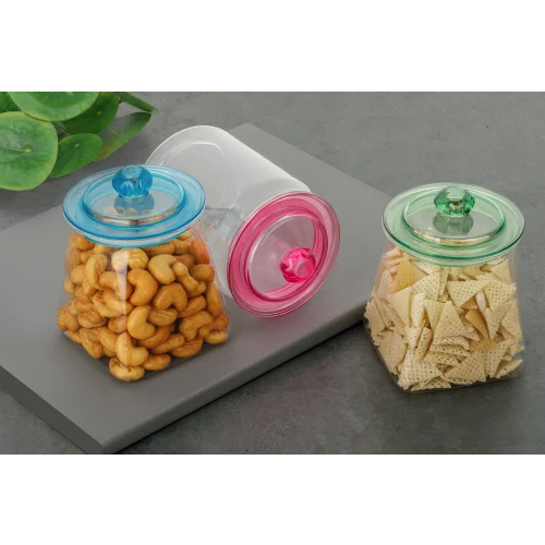 Karry Crystal Clear Airtight Kitchen Storage Container 2 Pcs Set 1000 Ml - Feature: Eco-Friendly