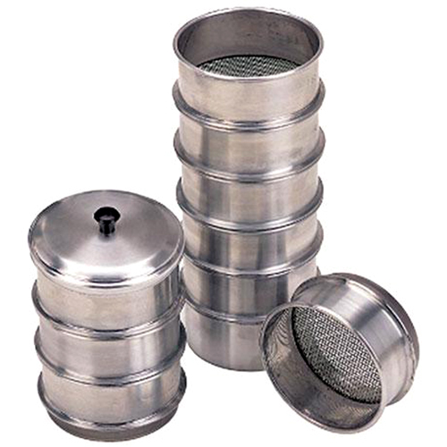 GI Frame Sieves - Stainless Steel, 300-400 mm Diameter | Silver Color, Ideal for Industrial Use, Lightweight at 0-100 Grams
