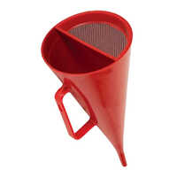 Cone Funnel - Stainless Steel, Customized Sizes , Vibrant Red Color, Heavy-duty 220 Volt Voltage, 1-year Warranty