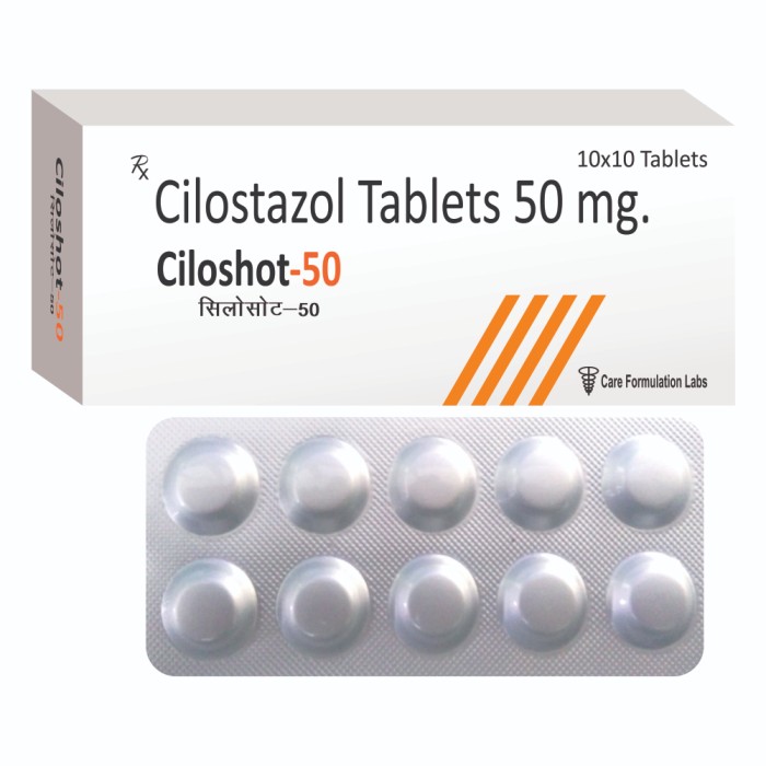 Cilostazol IP 50 mg TAB