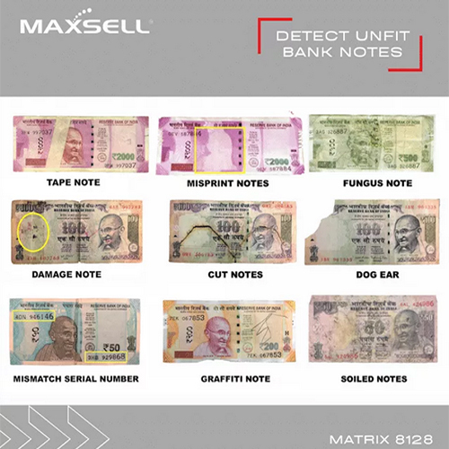 Matrix 8128 Note Sorting Machine - Feature: High Accuracy