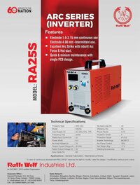 Ralli Wolf Welding Machine ARC SERIES INVERTER (RA25S)