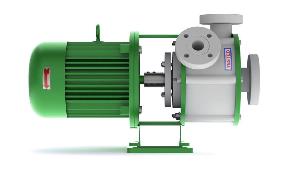 Uhmw-Pe Vertical Sealless Pump - Flow Rate: Upto 200 Ma /Hr