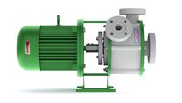 Uhmw-pe Vertical Sealless Pump - Flow Rate: Upto 200 Ma /hr