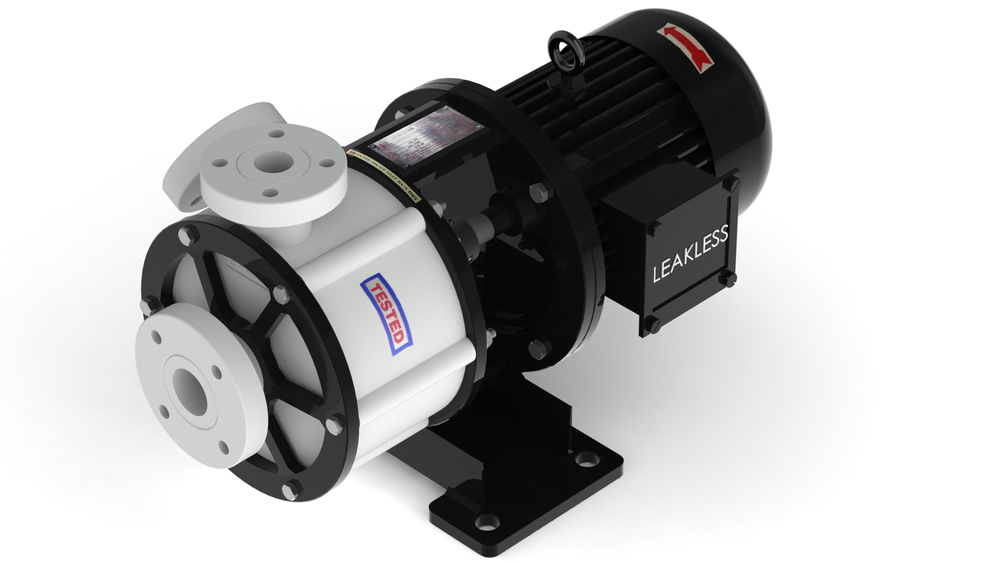 Uhmw-pe Vertical Sealless Pump - Flow Rate: Upto 200 Ma /Hr