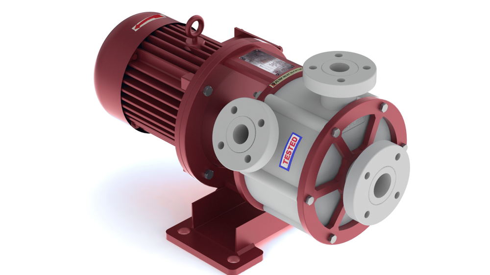 Uhmw-pe Vertical Sealless Pump - Flow Rate: Upto 200 Ma /Hr