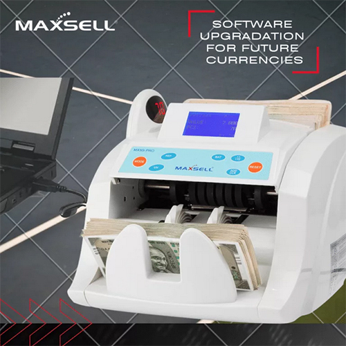 Mx50i Pro+ Note Counting Machine - 330x265x220mm, 200 Note Hopper & Stacker Capacity | Automatic Counting, High Accuracy, Dual Spectrum Optical Sensor Technology, Usb Upgradeable, 1200 Notes Per Minute Speed