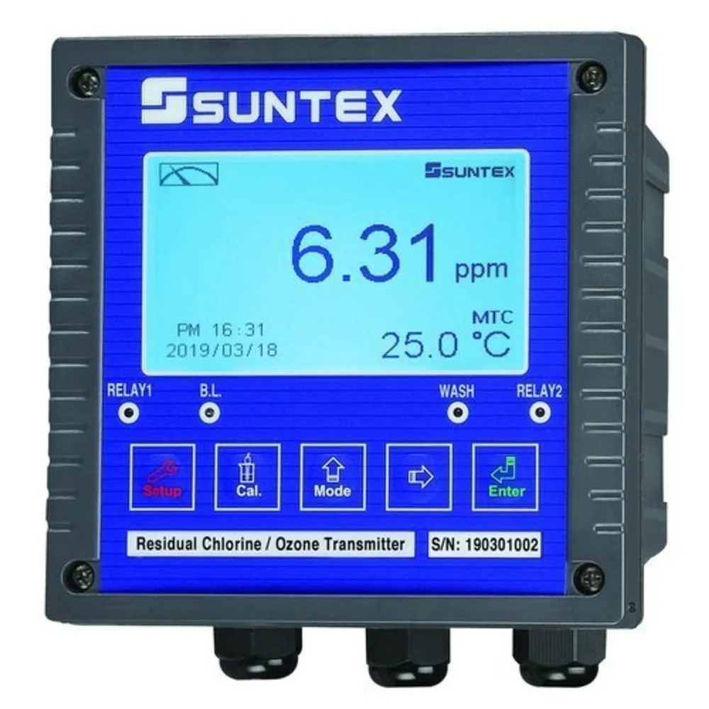 Suntex Ct 6310 Rs Chlorine Ozone Transmitter, For Waste Water - Color: Black