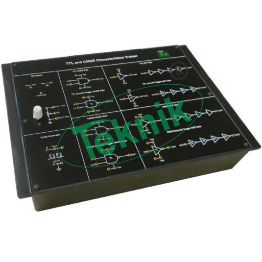 Cmos Ic Characteristics Apparatus - Dual Dc Power Supply +12v +5v & Variable Outputs 0 To +12v 0 To +5v Pulse Generator 100khz | Ideal For Testing Cmos Ic Characteristics