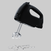Skyline 300w Hand Mixer With Turbo Function - Color: Black