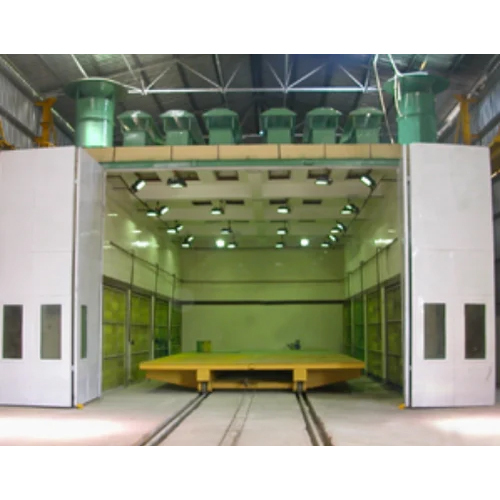 Semi Downdraft Paint Booth