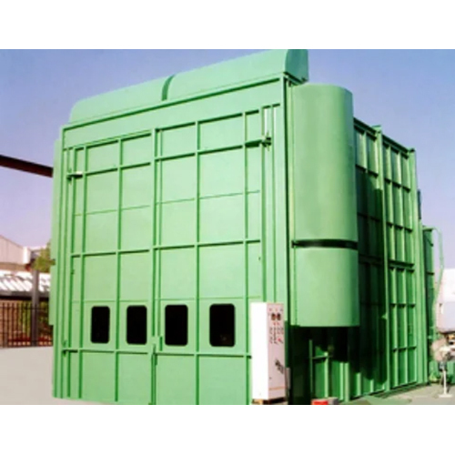 Paint Spray Booth - Durable Green Industrial Unit , Polished Surface Finishing with Various Sizes and Warranty for Non-Portable Use