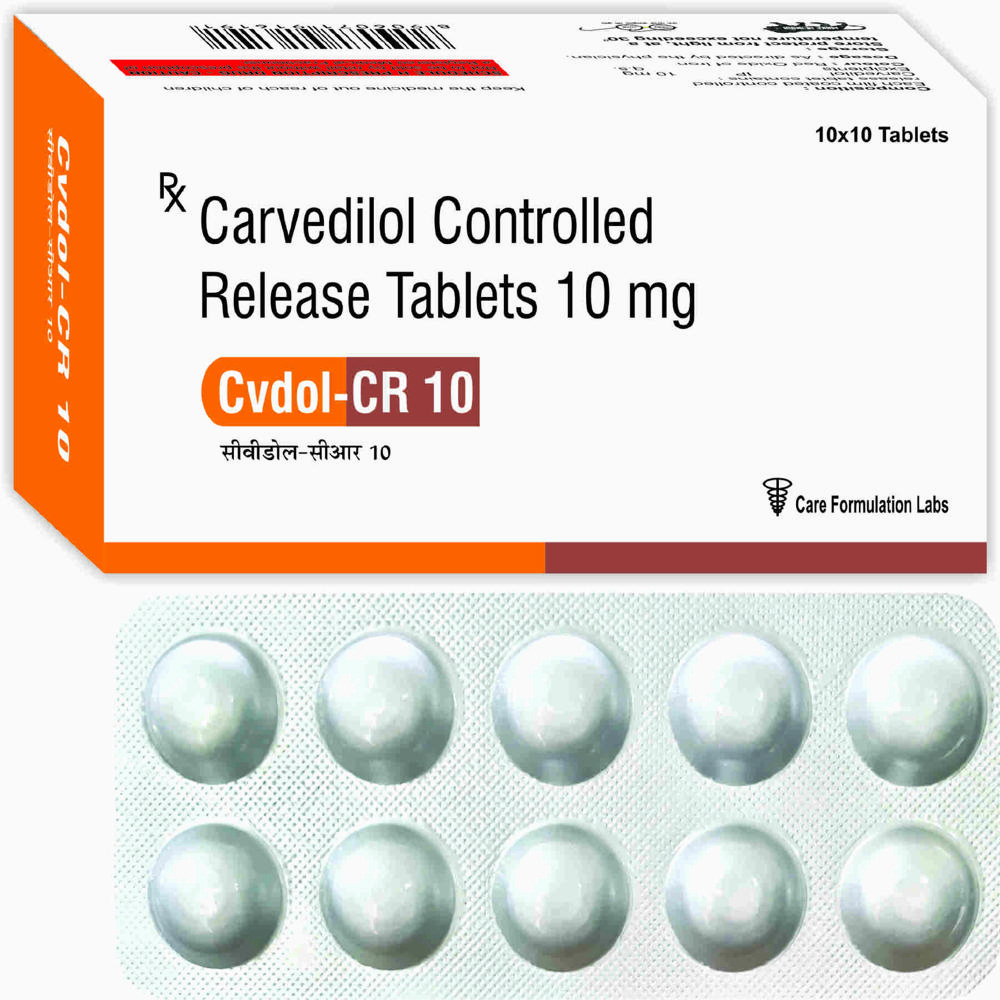 Carvedilol IP 10 mg