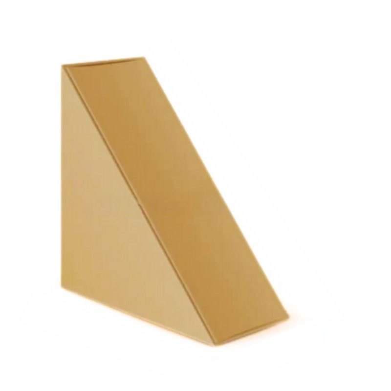 Kraft Sandwich Wedge Box (With And Without Window) - Color: White