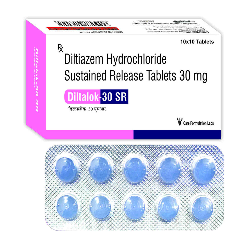 Diltiazem Hydrochloride Ip 30 Mg, Sustained Release Tablet - Drug Type: General Medicines
