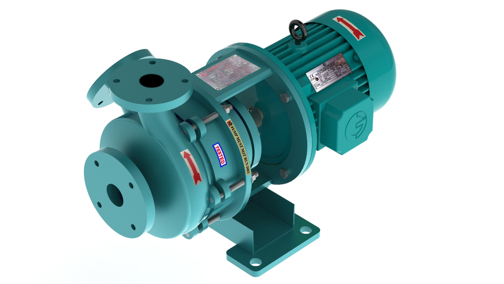 Industrial ci vertical sealless pumps