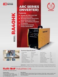 Ralli Wolf Welding Machine ARC SERIES INVERTER (RA 40HK)