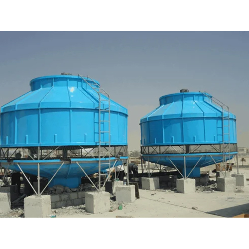 Industrial Cooling Tower - Color: Blue