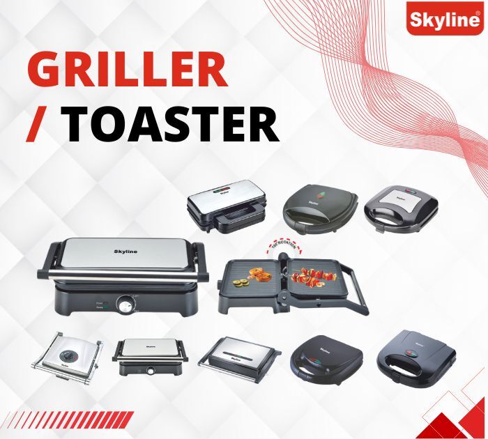 Sandwich & Grill Toaster Skyline 750w 2-slice