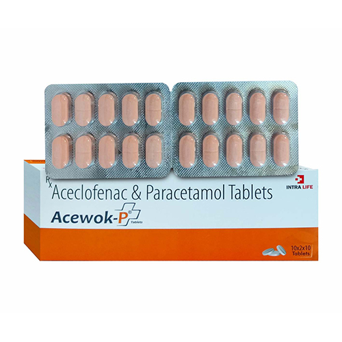 Acelofenac And Paracetamol Tablets - Drug Type: General Medicines