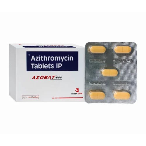 500Mg Azithromycin Tablets Ip - Drug Type: General Medicines