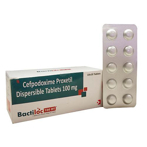 100mg Cefpodoxime Proxetil Dispersible Tablets