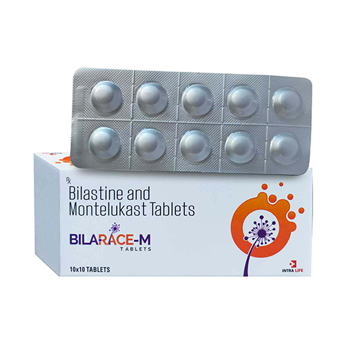 Bilastine And Montelukast Tablets - 10 x 10 Strips | Suitable For Adults, Dosage Guidelines As Suggested By Physician, Store At Room Temperature