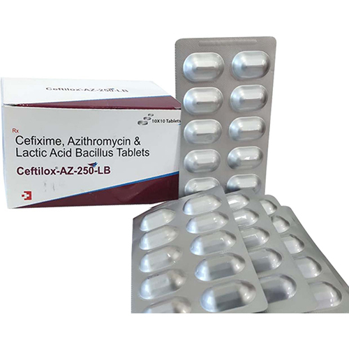 Cefixime Azithromycin And Lactic Acid Bacillus Tablets