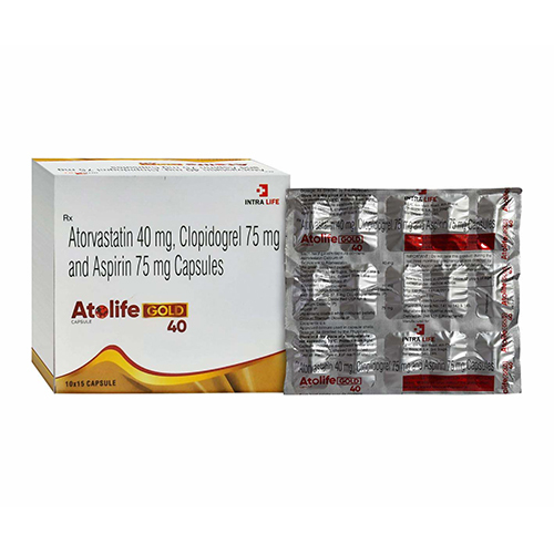 40mg Atorvastatin Clopidogrel 75mg And 75mg Capsules