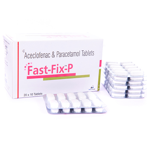 Aceclofenac Paracetamol And Chlorzoxazone Tablets