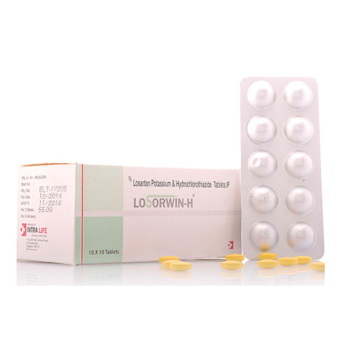 Losartan Potassium And Hydrochloride Tablets