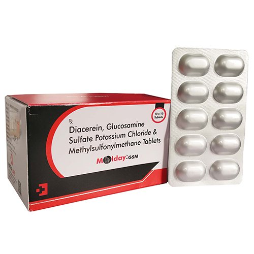 Diacerein Glucosamine Sulfate Potassium Chloride And Methylsulfonylmethane Tablets