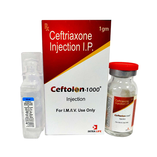 1gm Ceftriaxone Injection IP