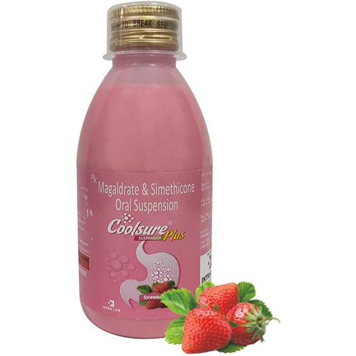 170Ml Magaldrate And Simethicone Strawberry Flavour Oral Suspension - Drug Type: General Medicines