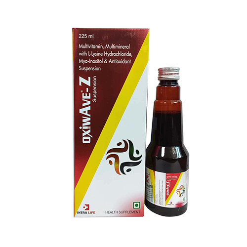 Multivitamin Multimineral With L Lysine Hydrochloride Myo Inositol And antioxidant Suspension