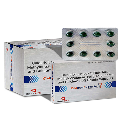 01_Calcitriol Omega 3 Fatty Acid Methylcobalamin Folic Acid Boron And Calcium Soft Capsules - Drug Type: General Medicines