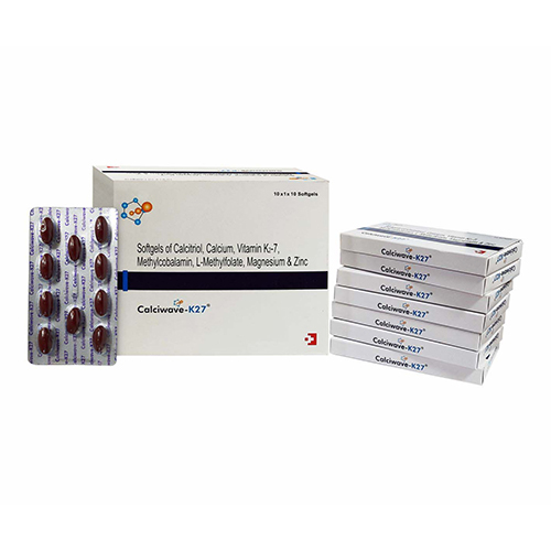 Softgel Of Calcitriol Vitamin K-7 Methylcobalamin Zinc Capsules - Drug Type: General Medicines